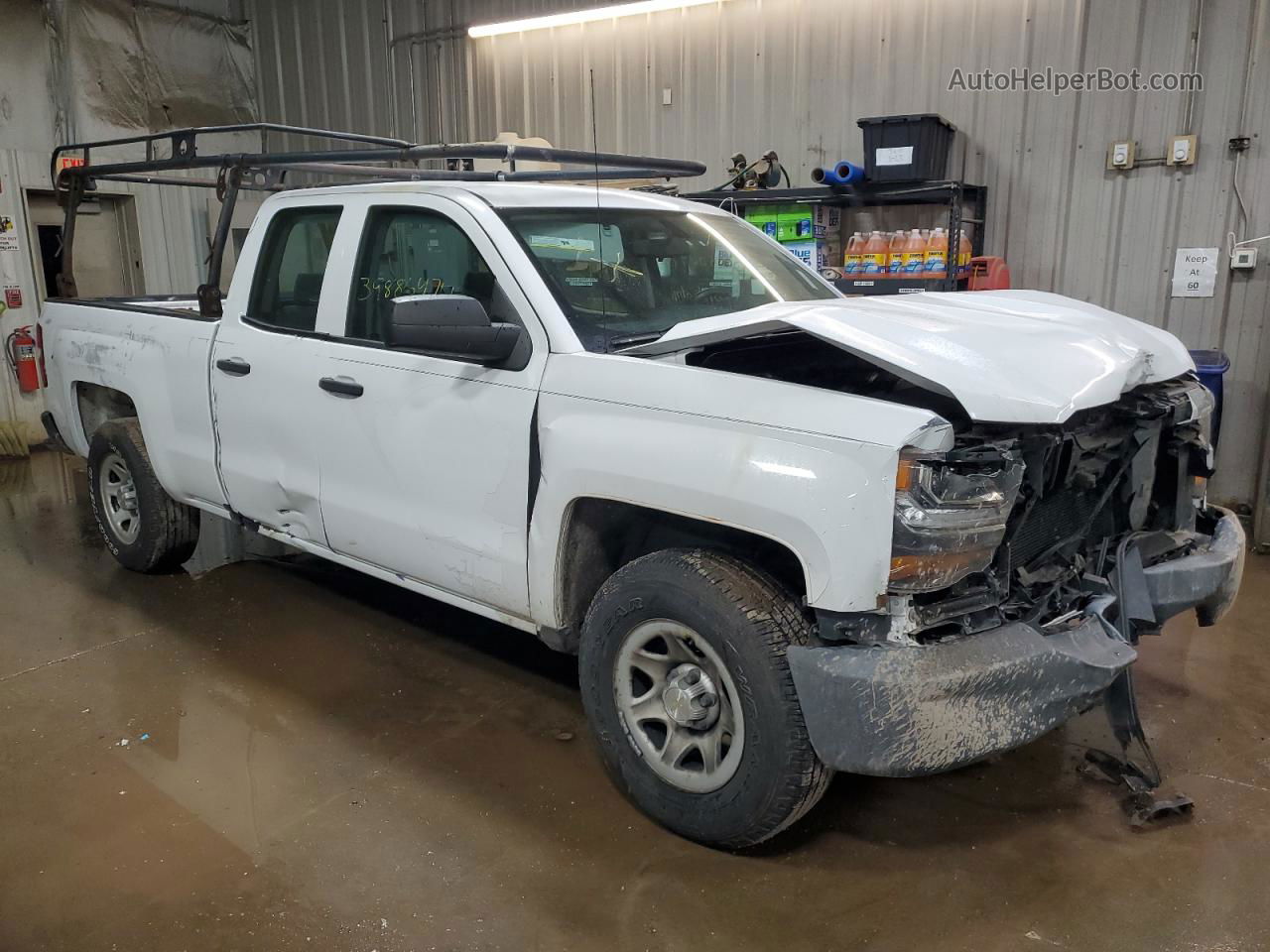 2016 Chevrolet Silverado C1500 White vin: 1GCRCNEH4GZ286693