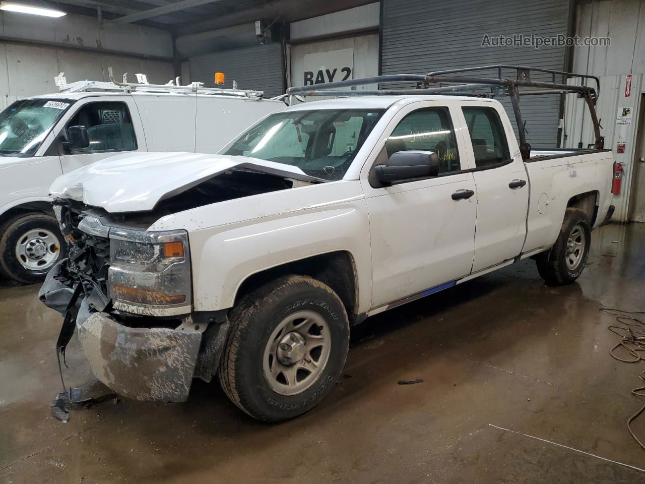 2016 Chevrolet Silverado C1500 White vin: 1GCRCNEH4GZ286693