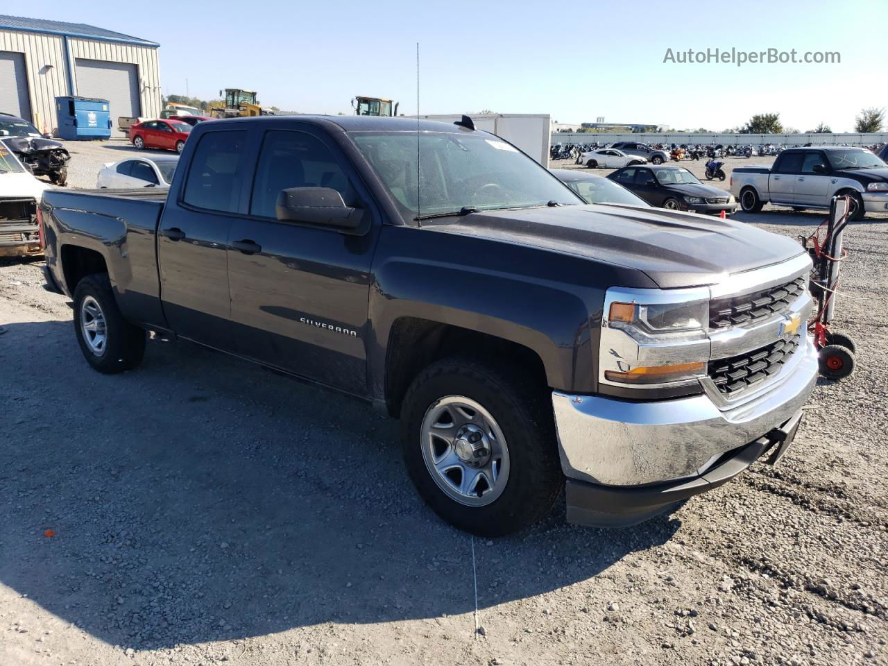 2016 Chevrolet Silverado C1500 Black vin: 1GCRCNEH6GZ304692