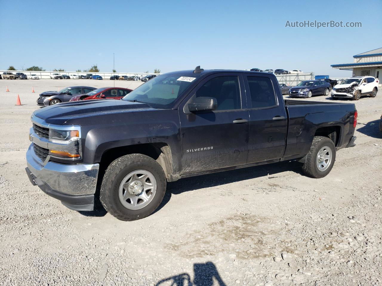 2016 Chevrolet Silverado C1500 Black vin: 1GCRCNEH6GZ304692