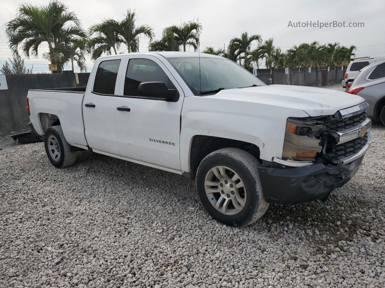 2016 Chevrolet Silverado C1500 White vin: 1GCRCNEH9GZ116801