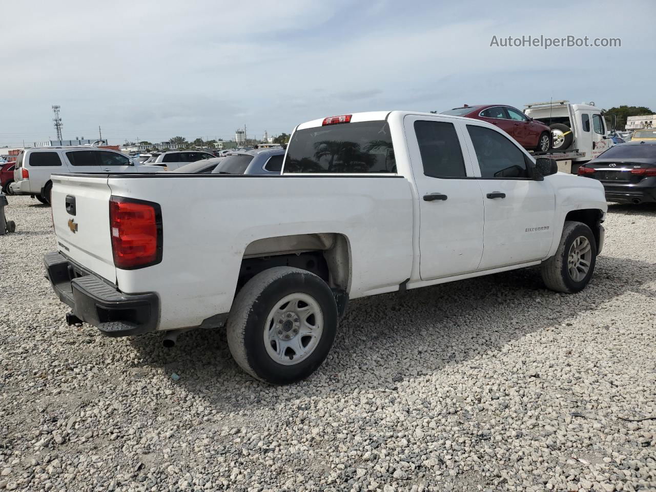 2016 Chevrolet Silverado C1500 White vin: 1GCRCNEH9GZ116801