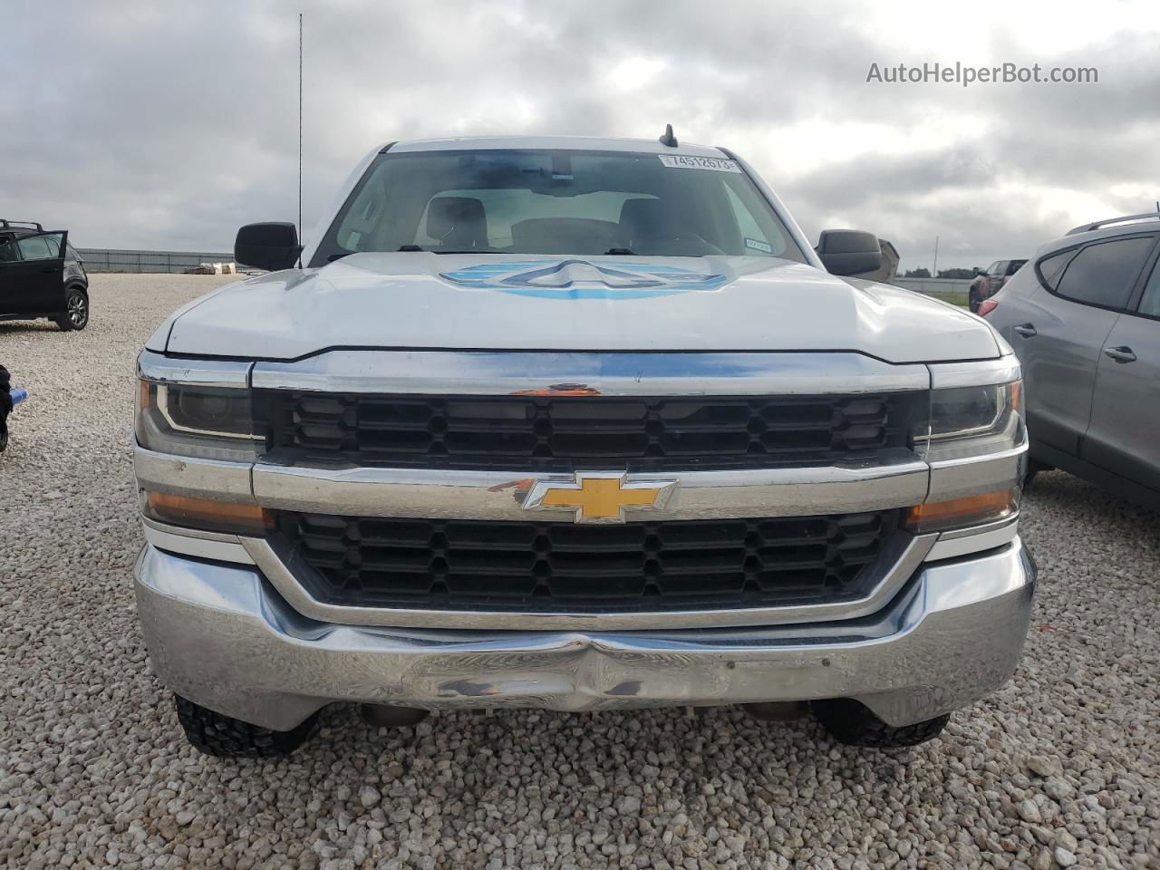 2016 Chevrolet Silverado C1500 Белый vin: 1GCRCNEHXGZ322399