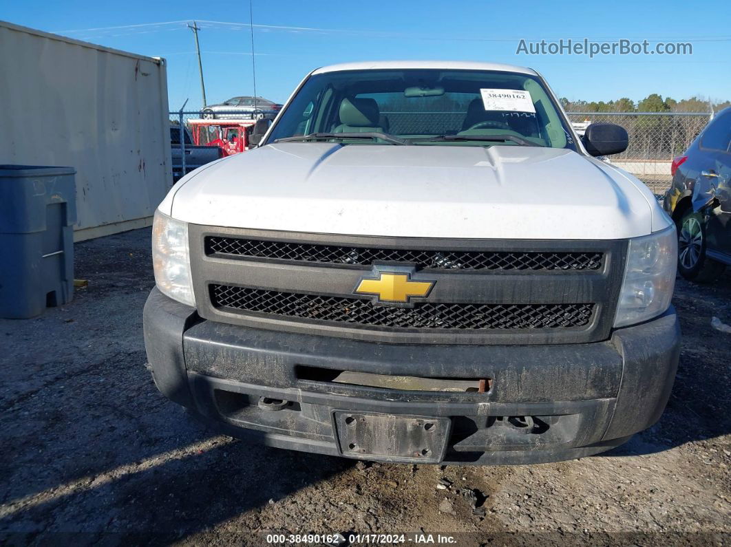 2013 Chevrolet Silverado 1500 Work Truck White vin: 1GCRCPE00DZ115683