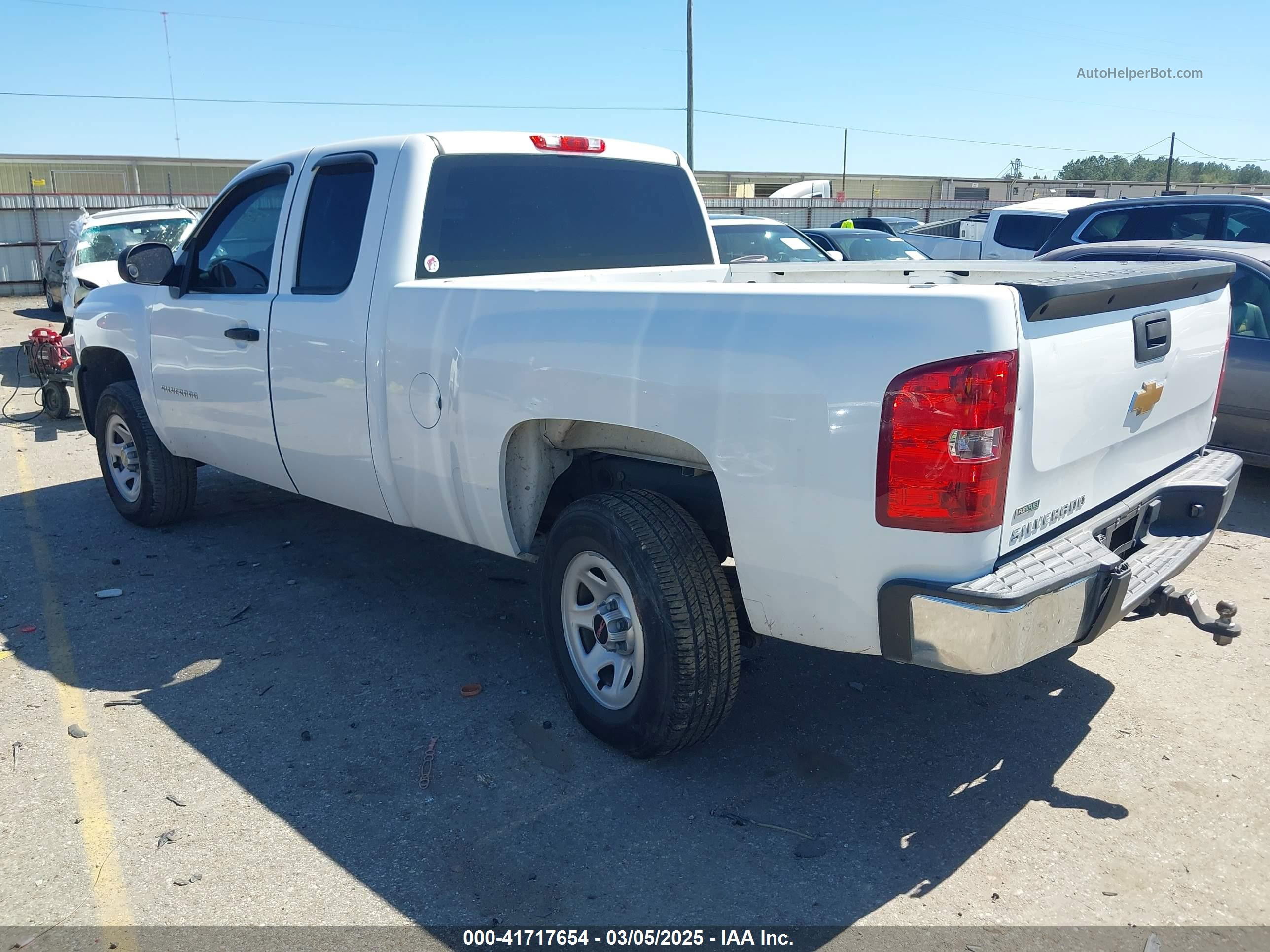 2012 Chevrolet Silverado 1500 Work Truck White vin: 1GCRCPEA3CZ319207