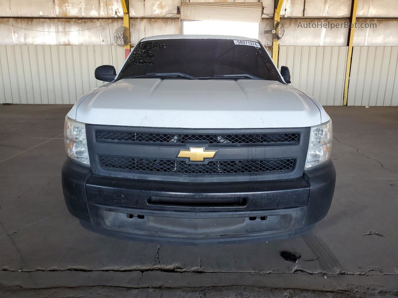 2012 Chevrolet Silverado C1500 White vin: 1GCRCPEA3CZ342440