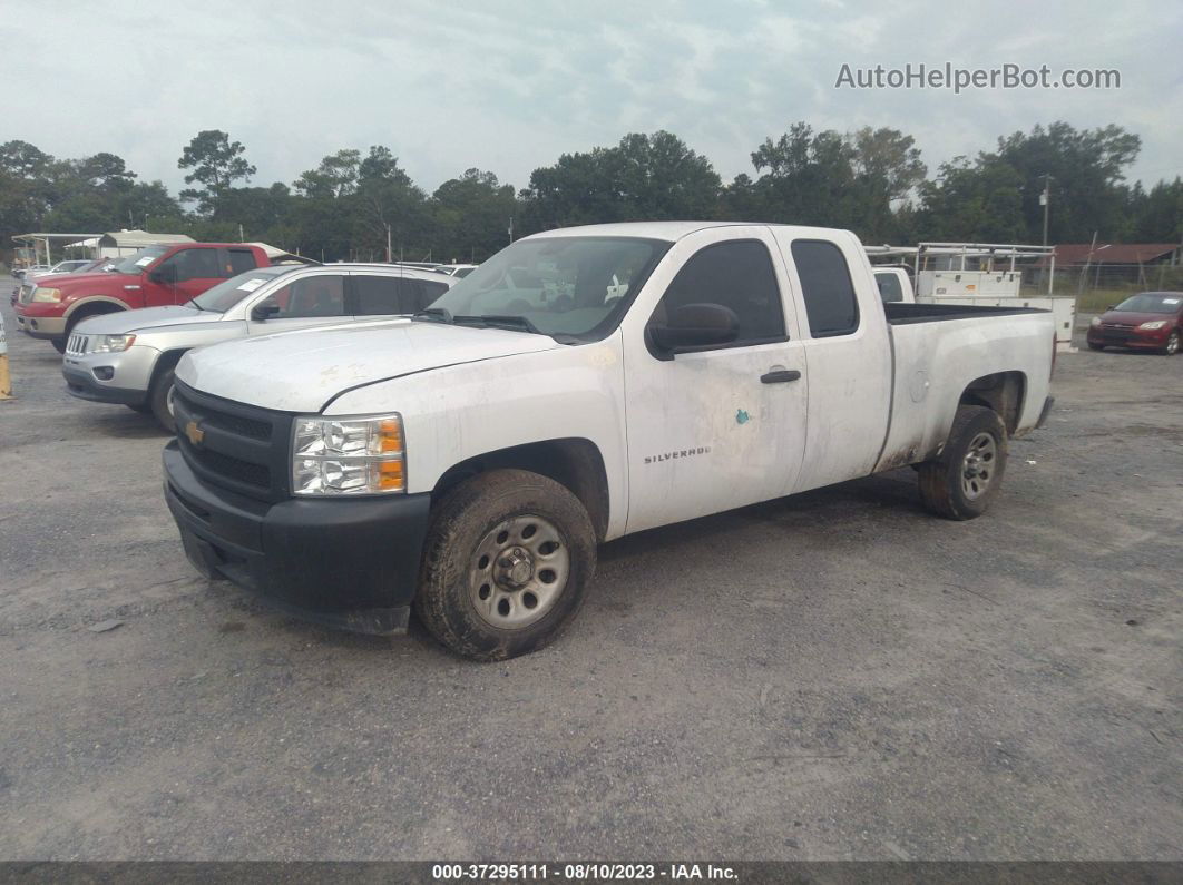 2013 Chevrolet Silverado 1500 Work Truck White vin: 1GCRCPEA7DZ335783