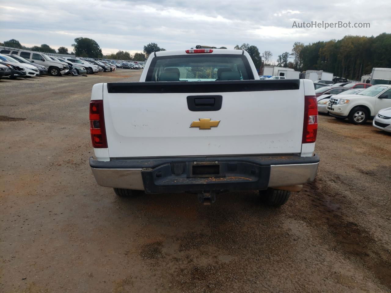 2013 Chevrolet Silverado C1500 White vin: 1GCRCPEA9DZ181271