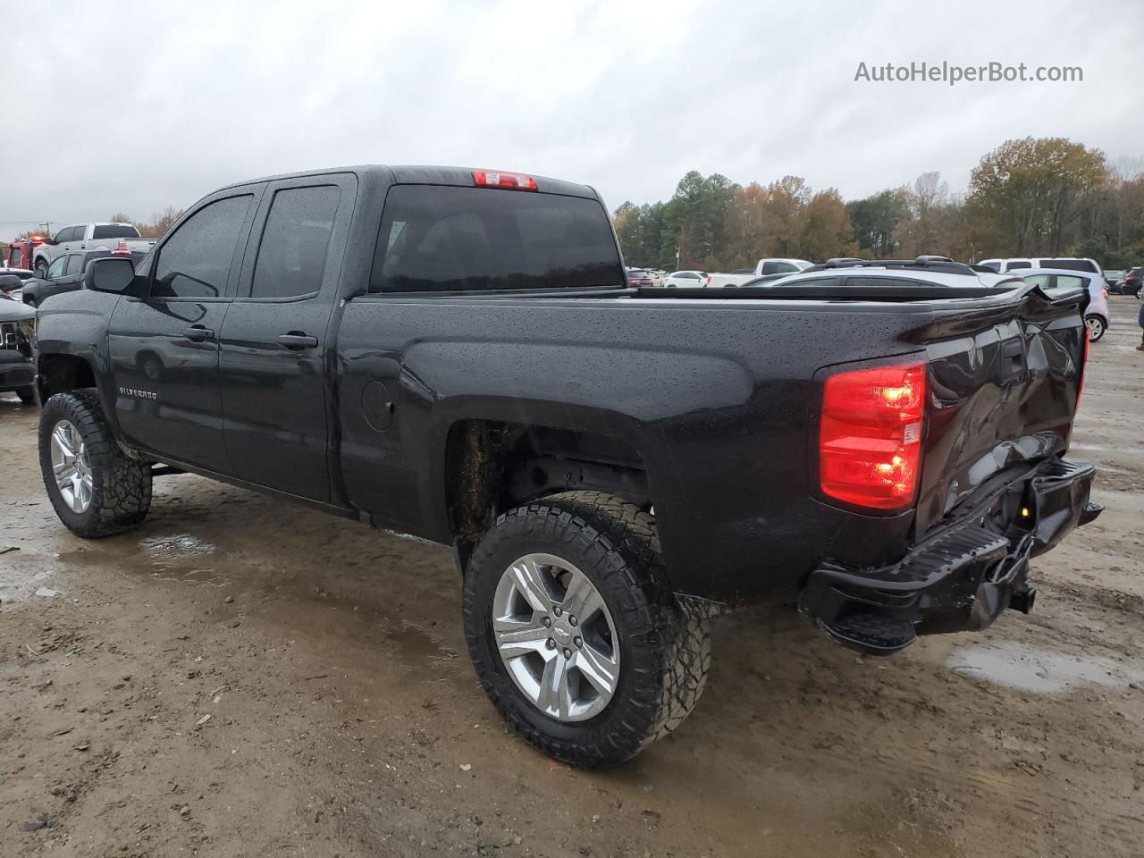 2016 Chevrolet Silverado C1500 Custom Black vin: 1GCRCPEC0GZ237376