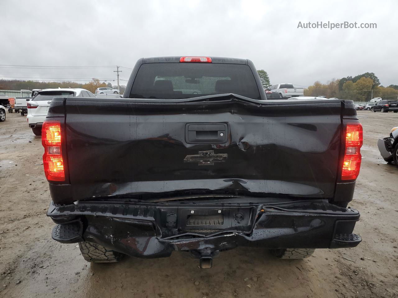 2016 Chevrolet Silverado C1500 Custom Black vin: 1GCRCPEC0GZ237376