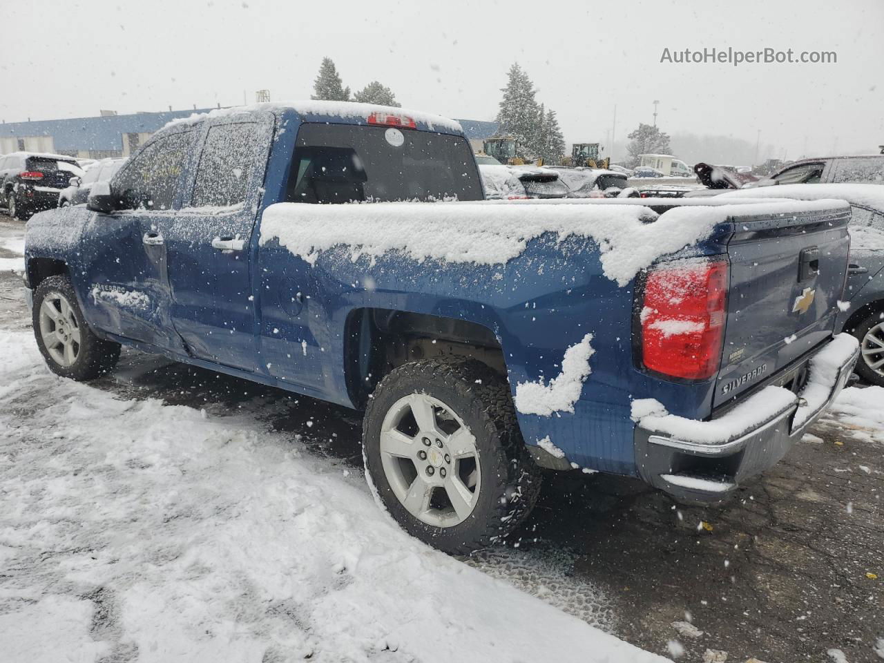 2015 Chevrolet Silverado C1500 Синий vin: 1GCRCPEC2FZ412614