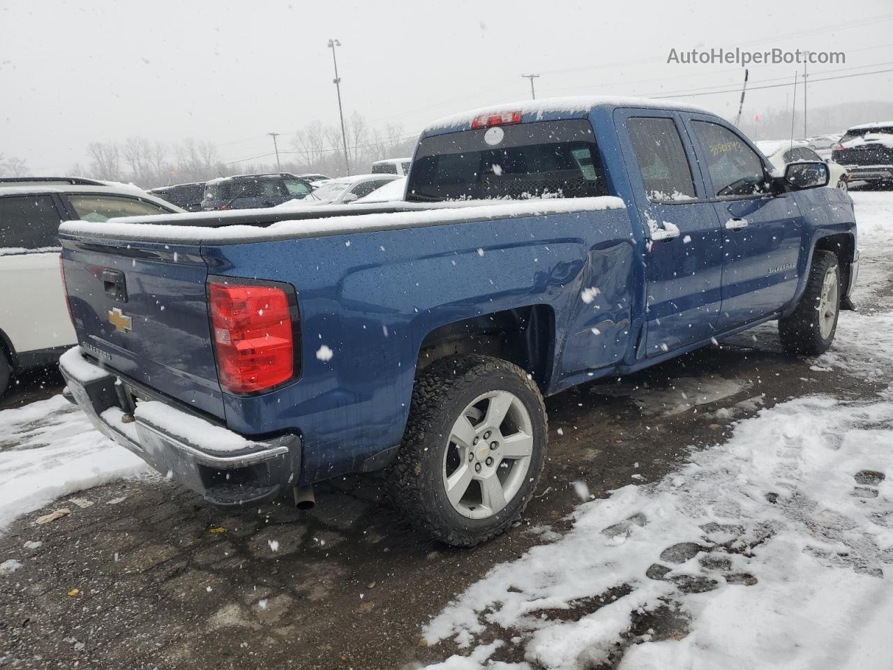 2015 Chevrolet Silverado C1500 Синий vin: 1GCRCPEC2FZ412614