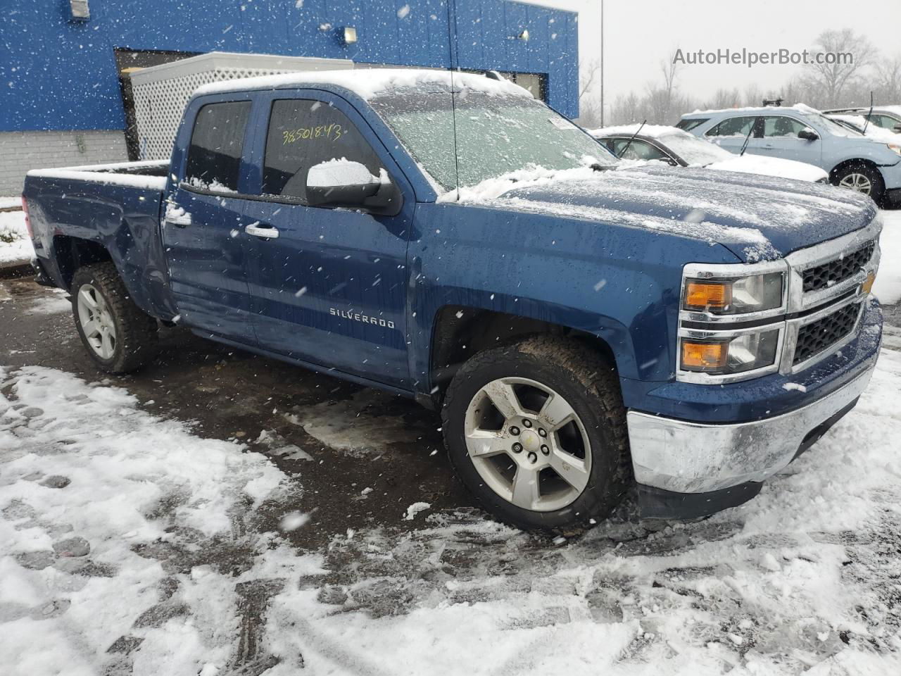 2015 Chevrolet Silverado C1500 Синий vin: 1GCRCPEC2FZ412614