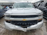 2018 Chevrolet Silverado C1500 Custom Silver vin: 1GCRCPEC2JZ109034