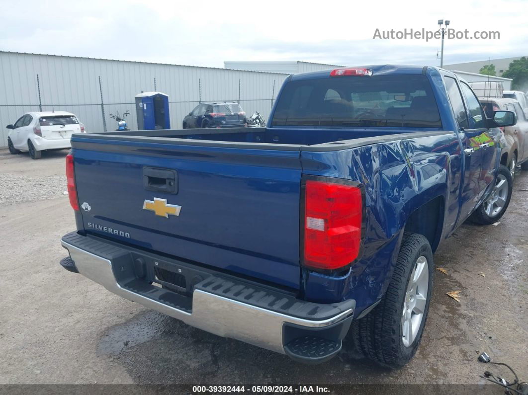 2015 Chevrolet Silverado 1500 Ls Blue vin: 1GCRCPECXFZ447515