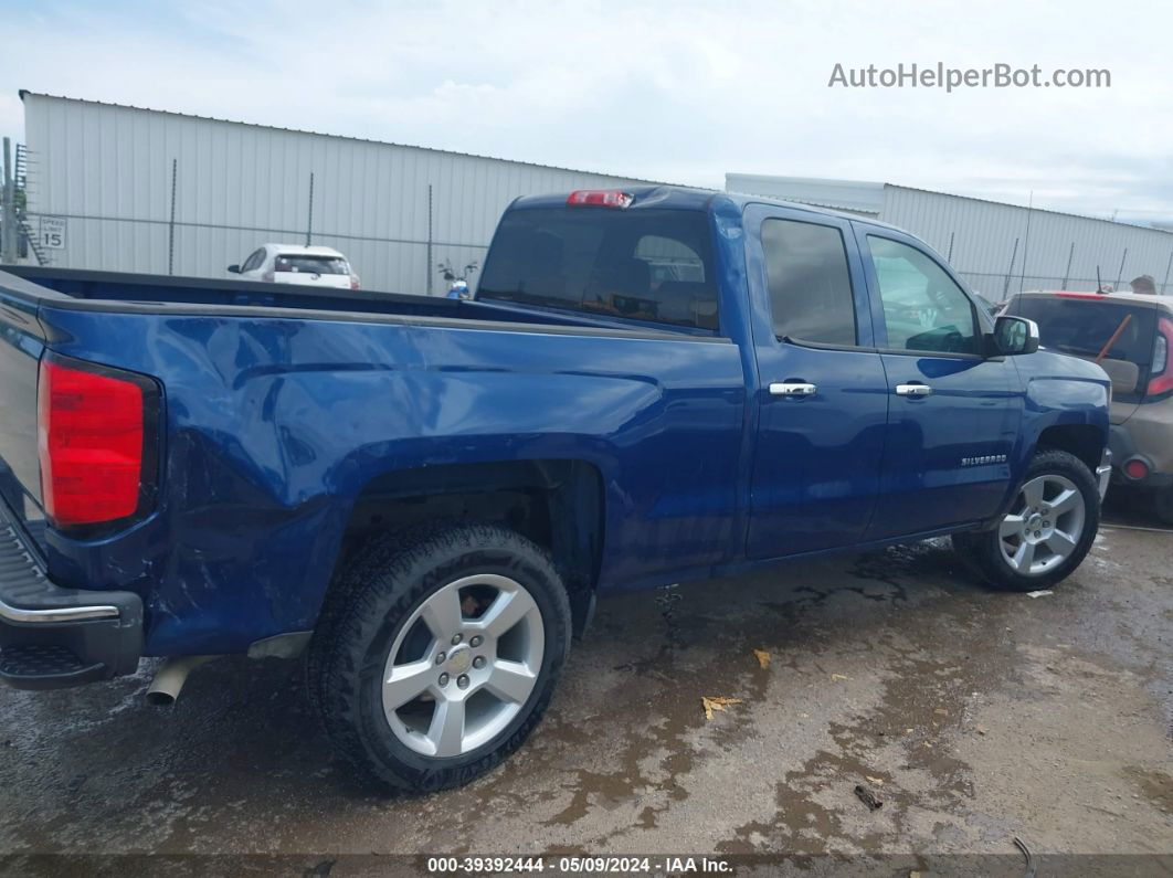 2015 Chevrolet Silverado 1500 Ls Blue vin: 1GCRCPECXFZ447515