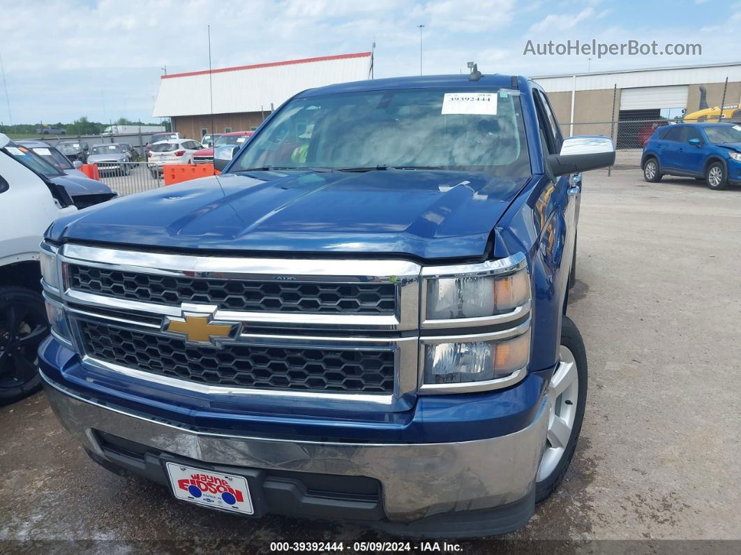 2015 Chevrolet Silverado 1500 Ls Blue vin: 1GCRCPECXFZ447515