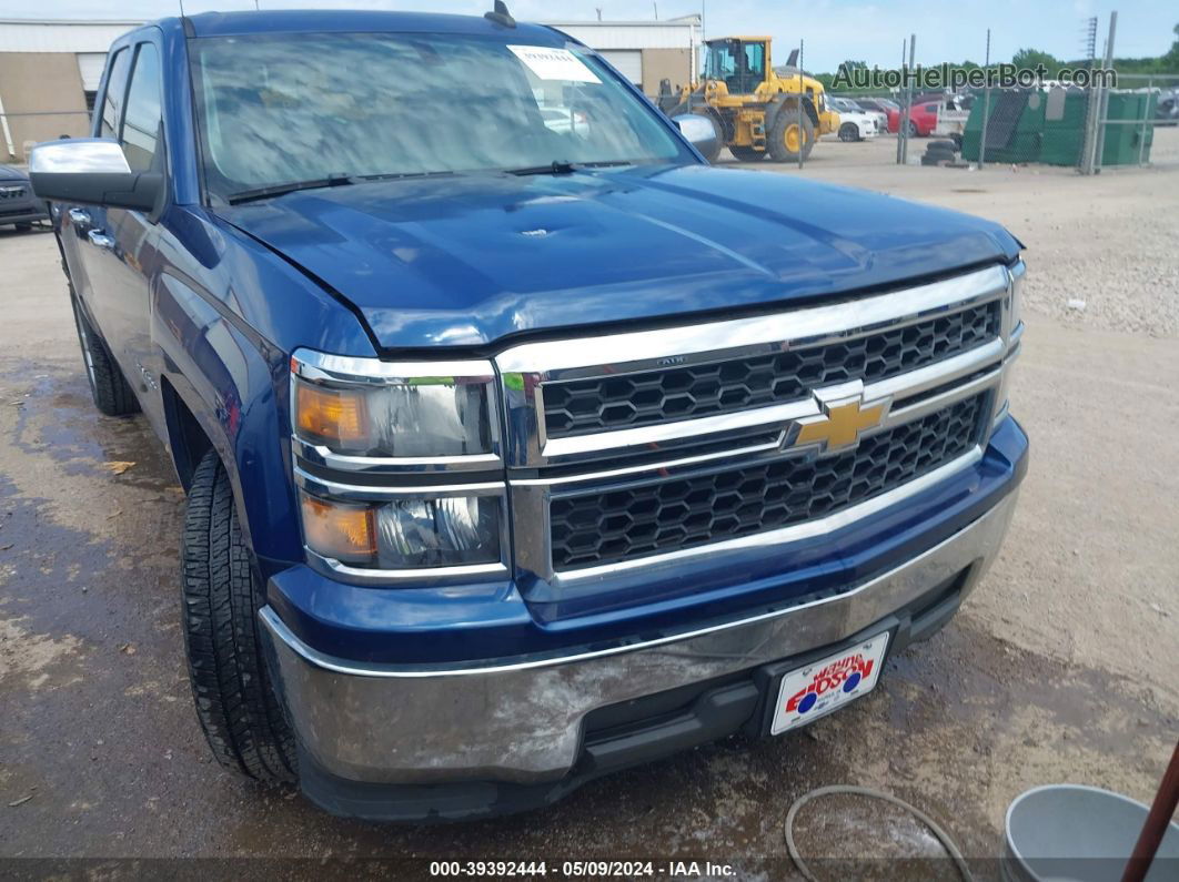 2015 Chevrolet Silverado 1500 Ls Blue vin: 1GCRCPECXFZ447515