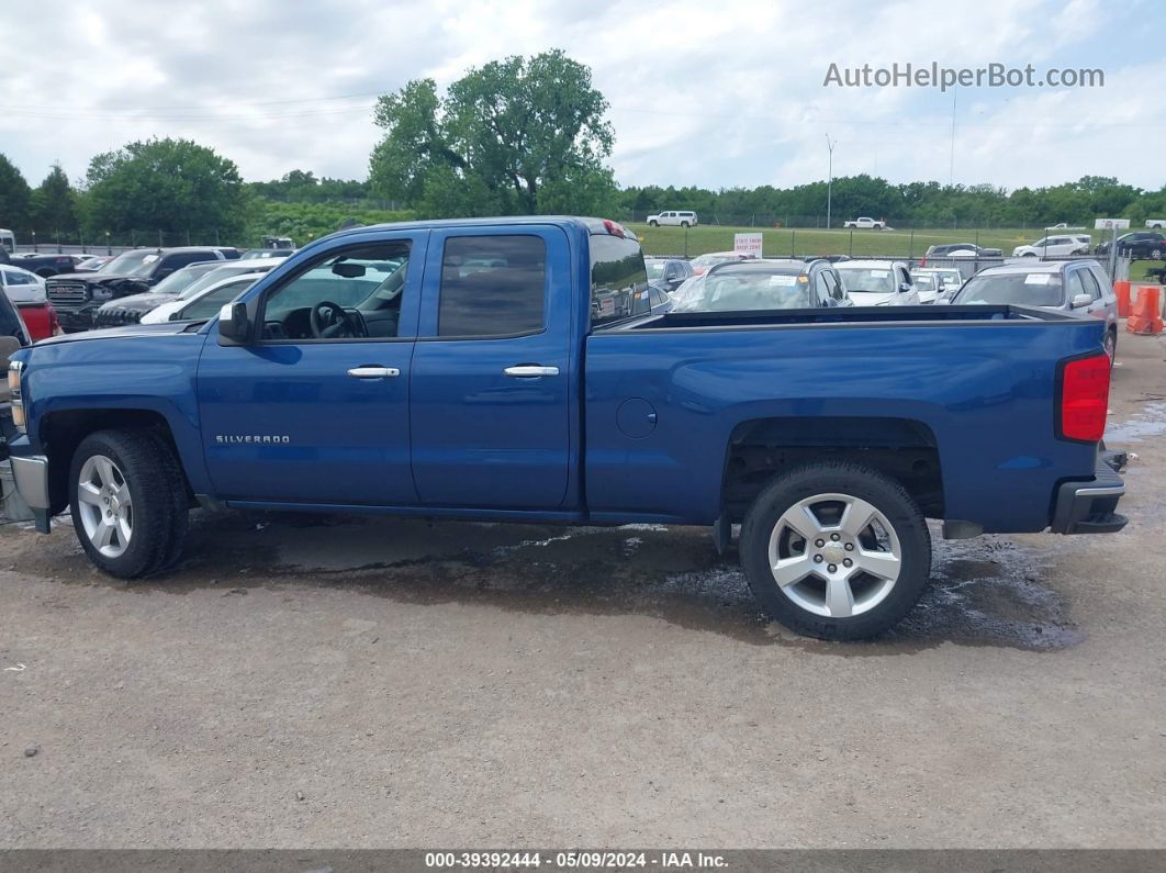 2015 Chevrolet Silverado 1500 Ls Blue vin: 1GCRCPECXFZ447515