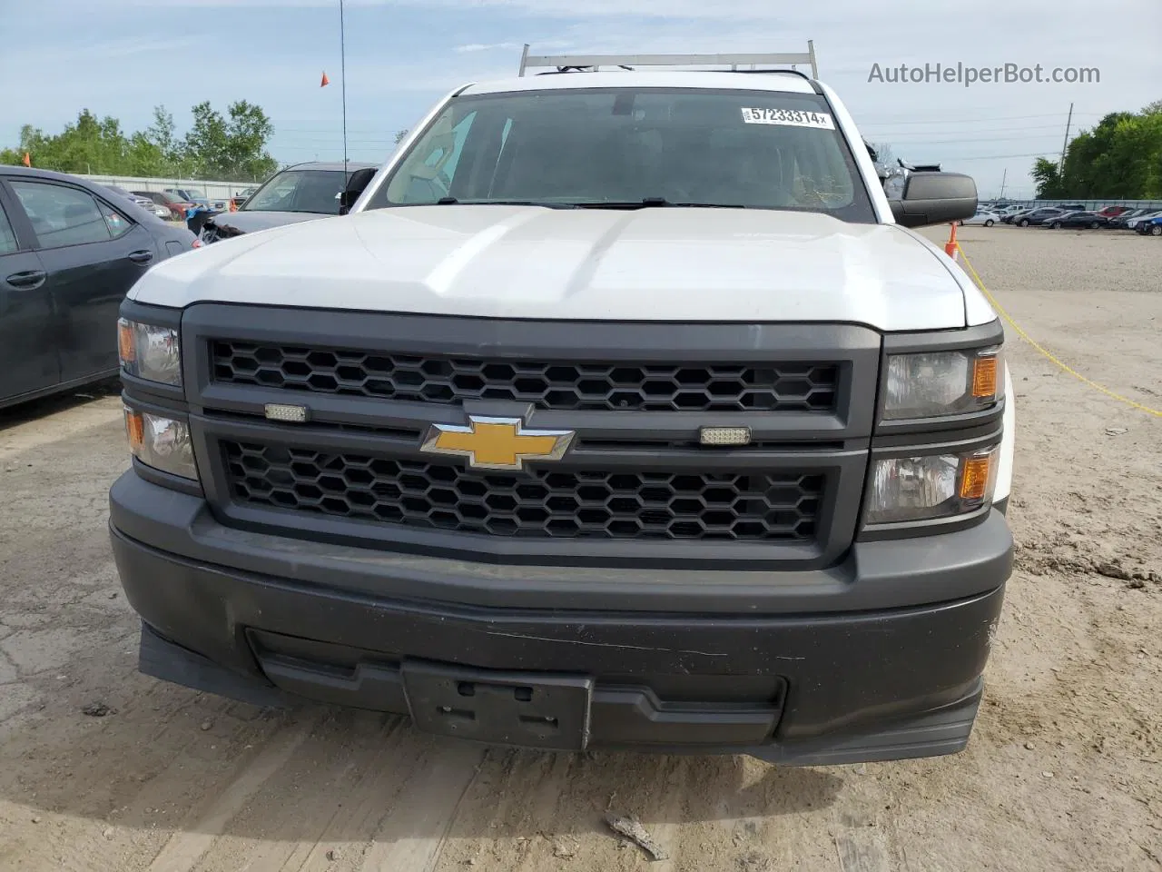 2015 Chevrolet Silverado C1500 White vin: 1GCRCPEH0FZ420299