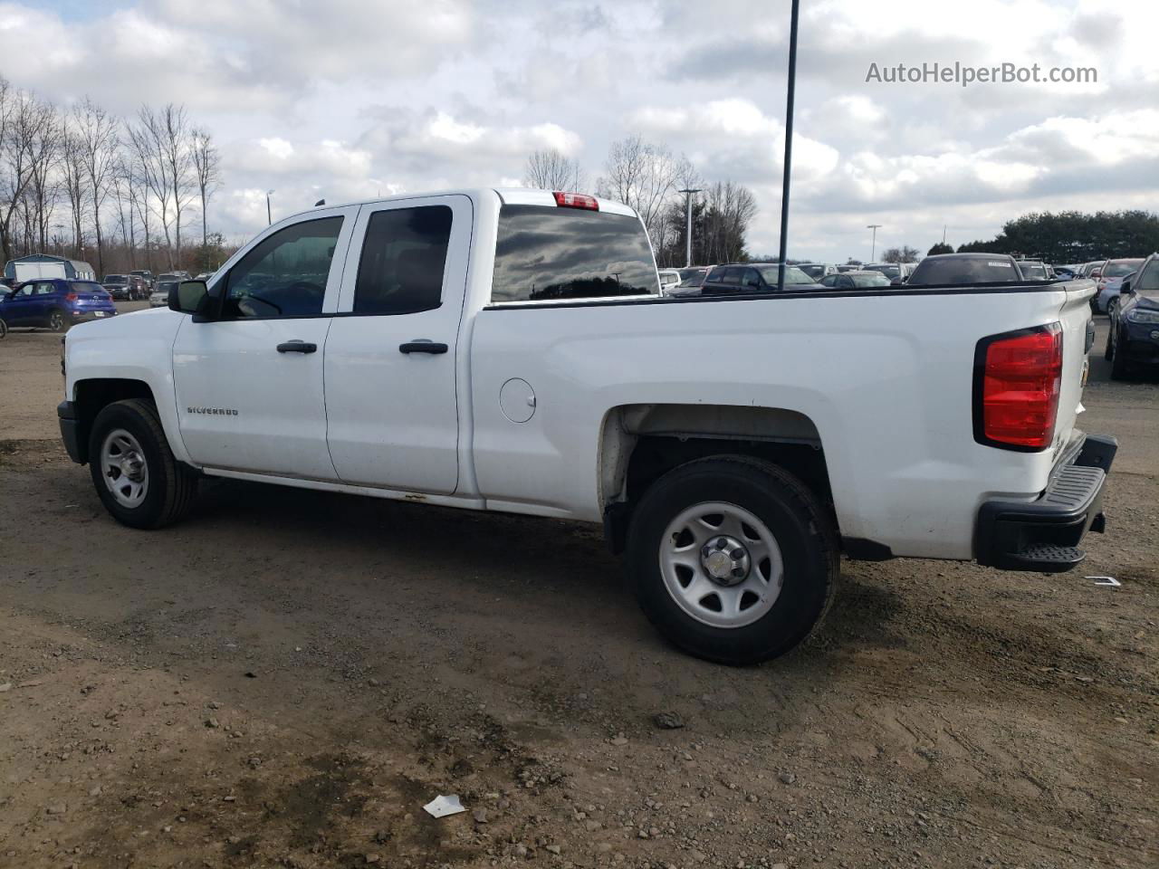 2015 Chevrolet Silverado C1500 White vin: 1GCRCPEH1FZ441260