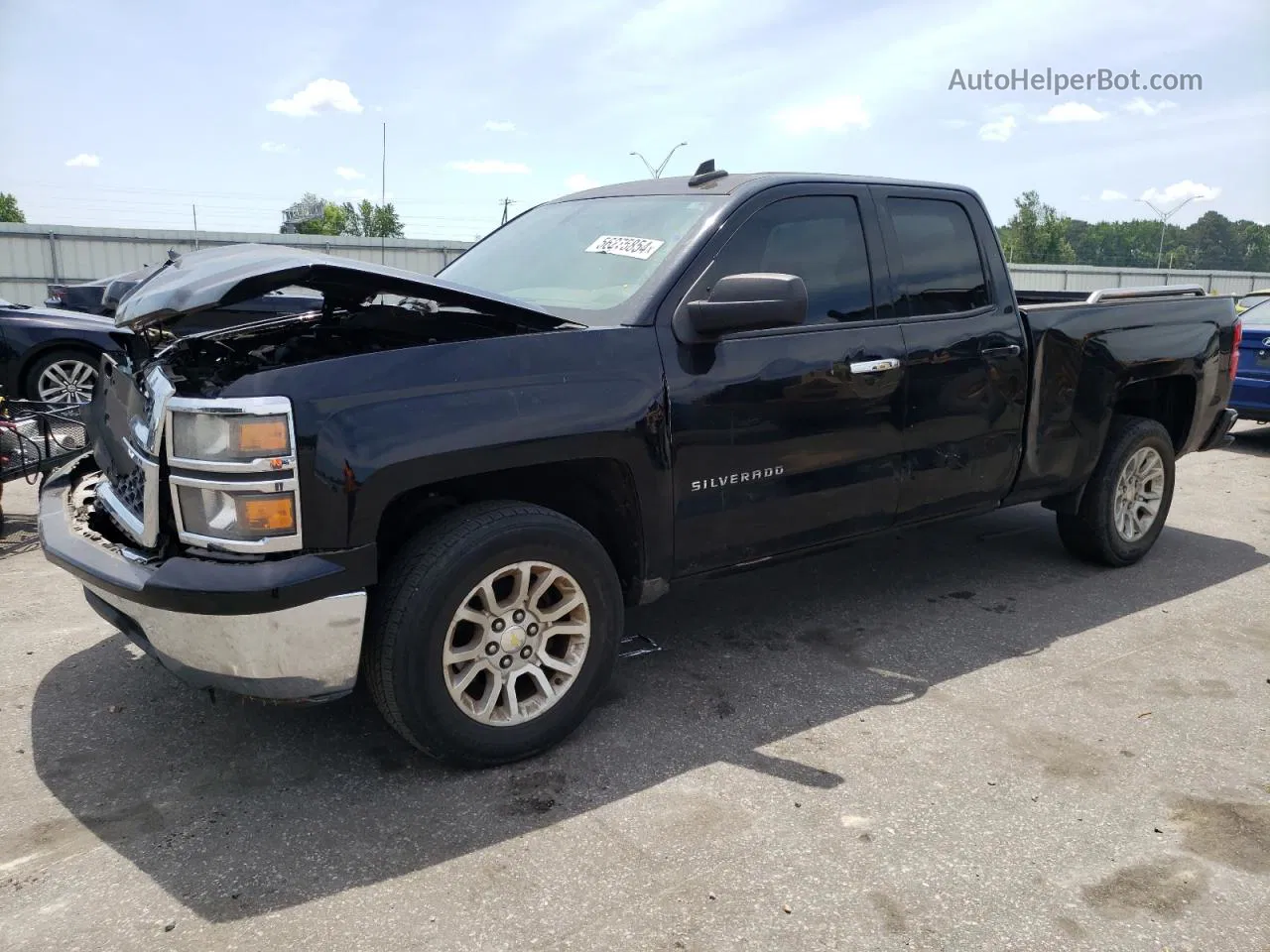 2015 Chevrolet Silverado C1500 Black vin: 1GCRCPEH2FZ334184