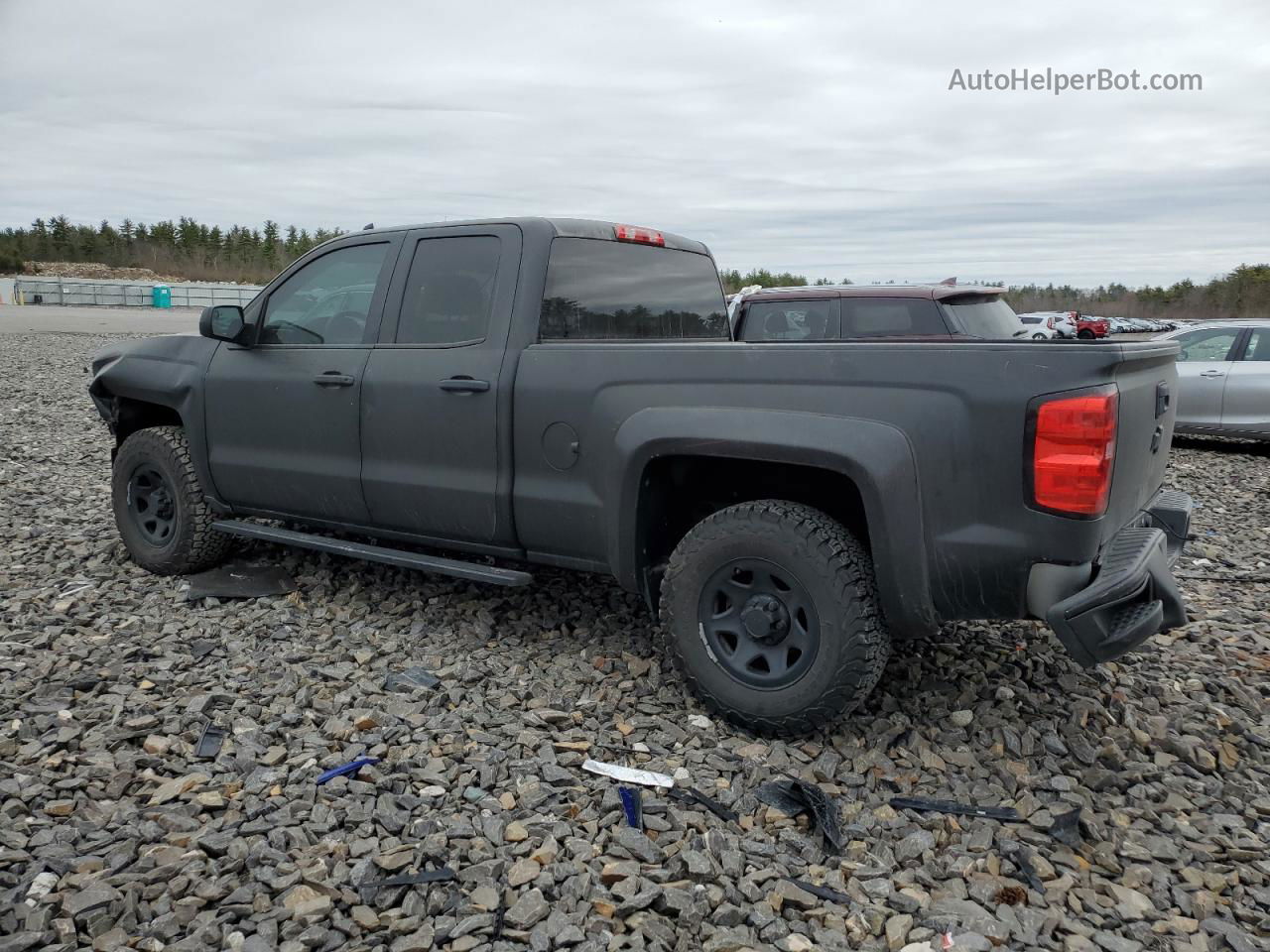 2015 Chevrolet Silverado C1500 Black vin: 1GCRCPEH8FZ270250