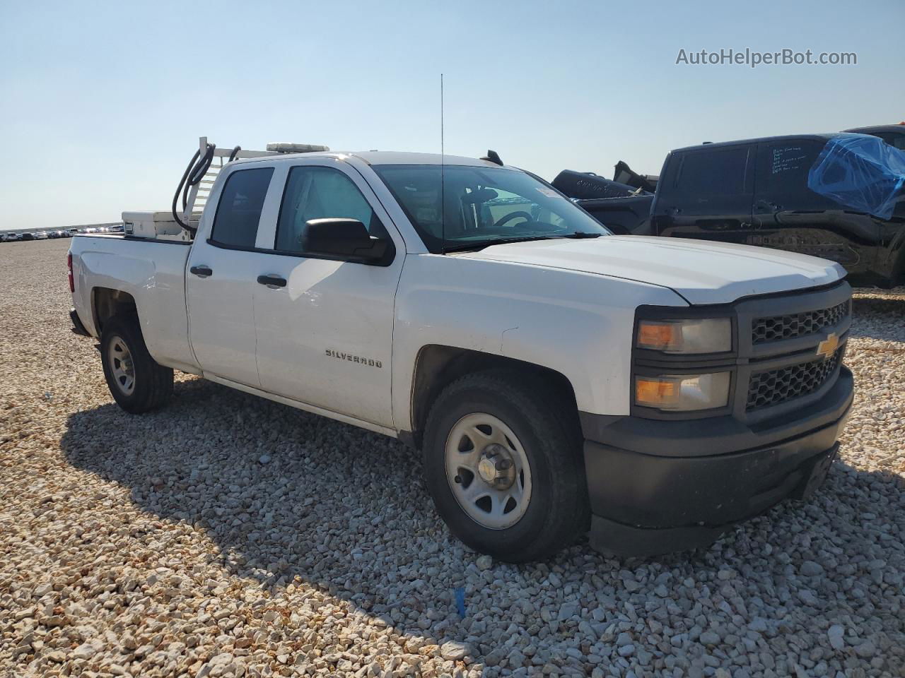 2015 Chevrolet Silverado C1500 Белый vin: 1GCRCPEHXFZ197432