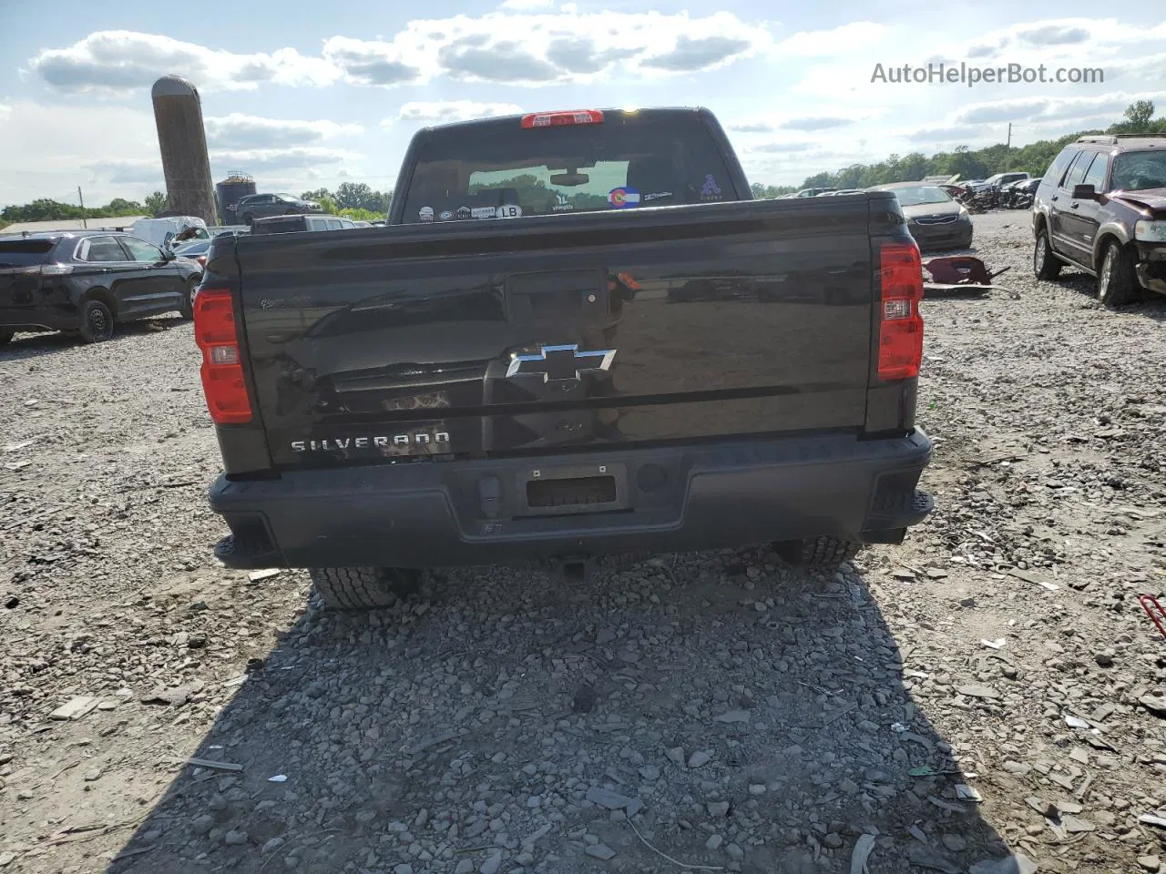 2015 Chevrolet Silverado C1500 Black vin: 1GCRCPEHXFZ314586