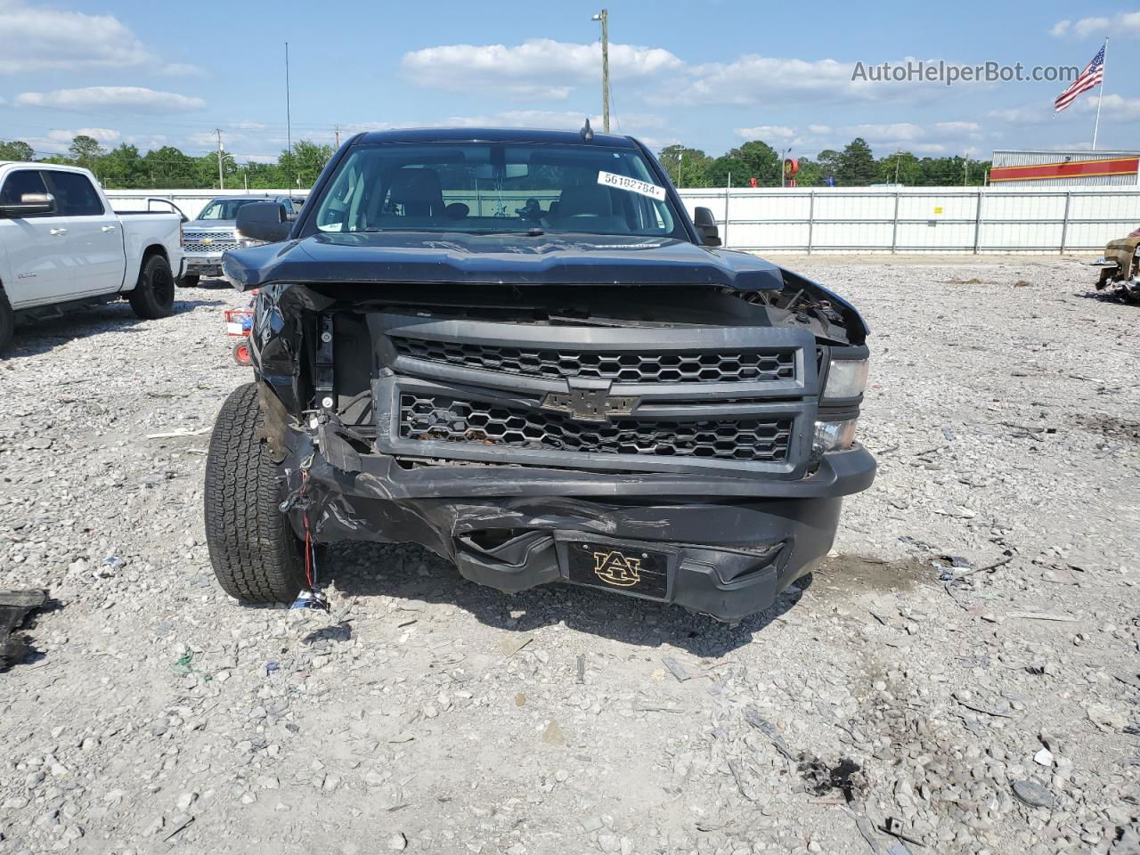 2015 Chevrolet Silverado C1500 Black vin: 1GCRCPEHXFZ314586