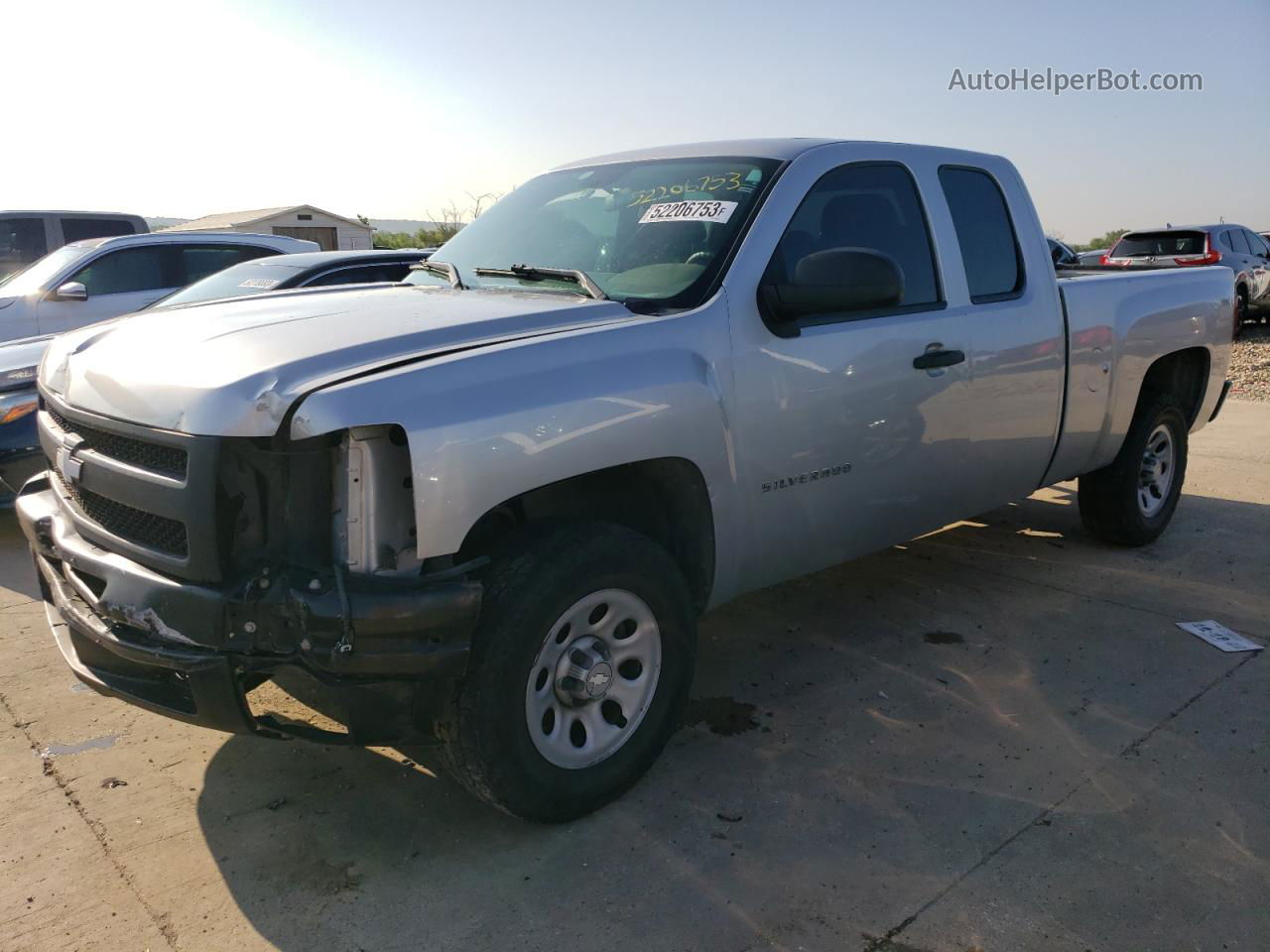 2012 Chevrolet Silverado C1500 Серебряный vin: 1GCRCPEX0CZ157914