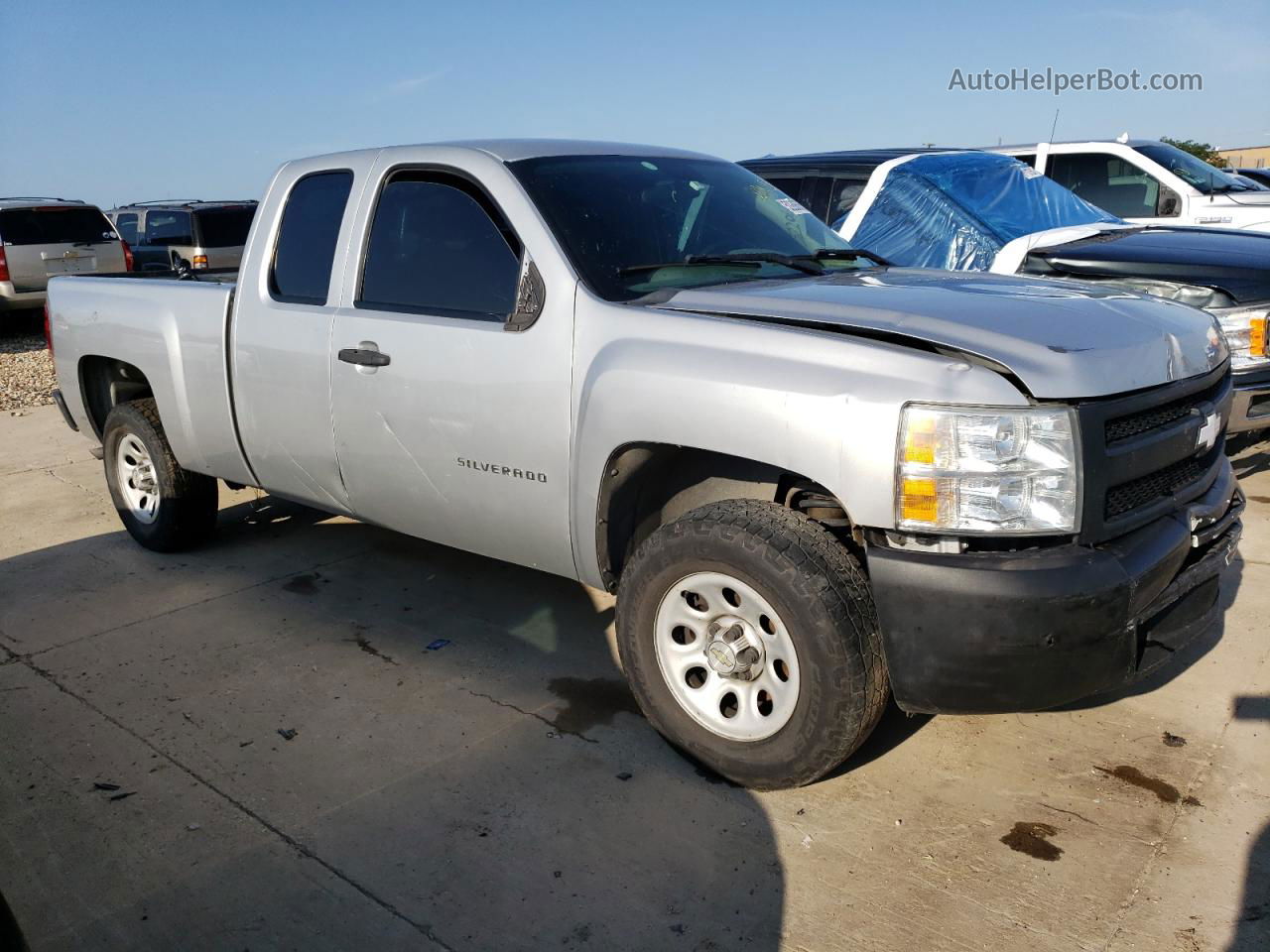 2012 Chevrolet Silverado C1500 Silver vin: 1GCRCPEX0CZ157914