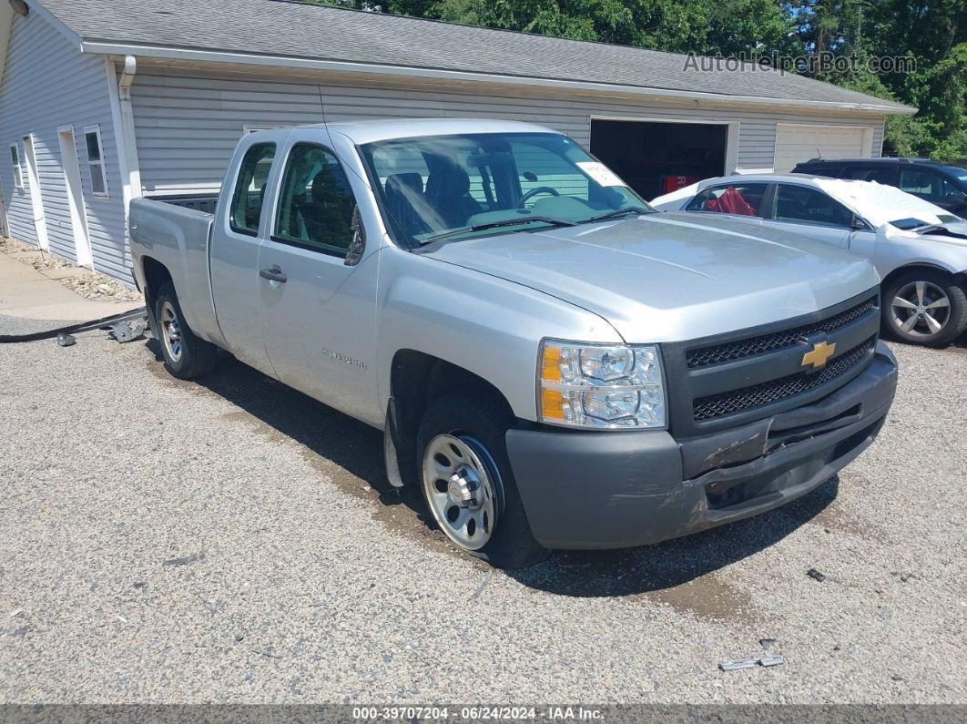 2012 Chevrolet Silverado 1500 Work Truck Silver vin: 1GCRCPEX6CZ130300