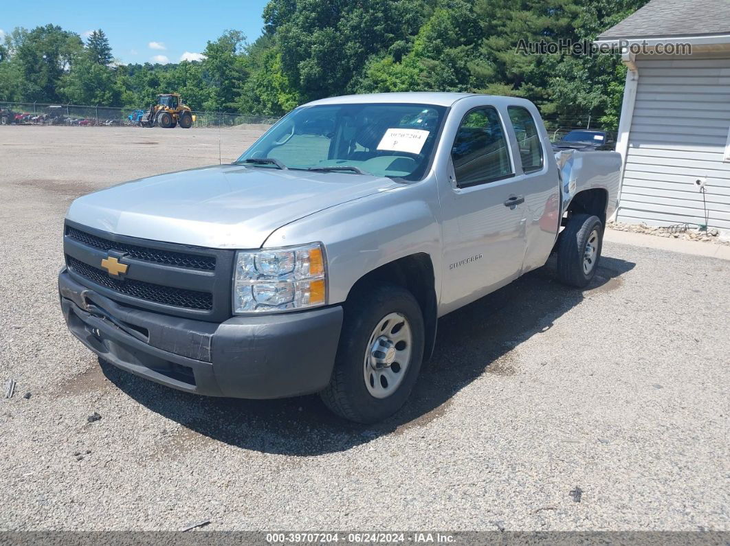 2012 Chevrolet Silverado 1500 Work Truck Silver vin: 1GCRCPEX6CZ130300