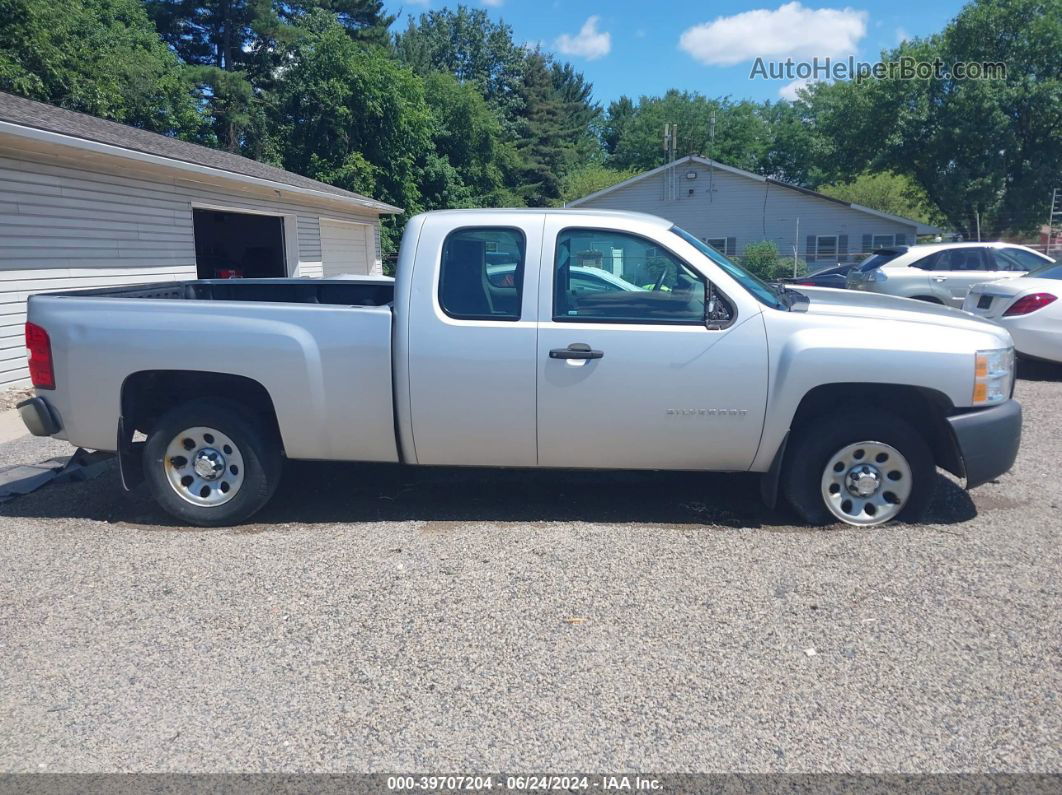 2012 Chevrolet Silverado 1500 Work Truck Silver vin: 1GCRCPEX6CZ130300