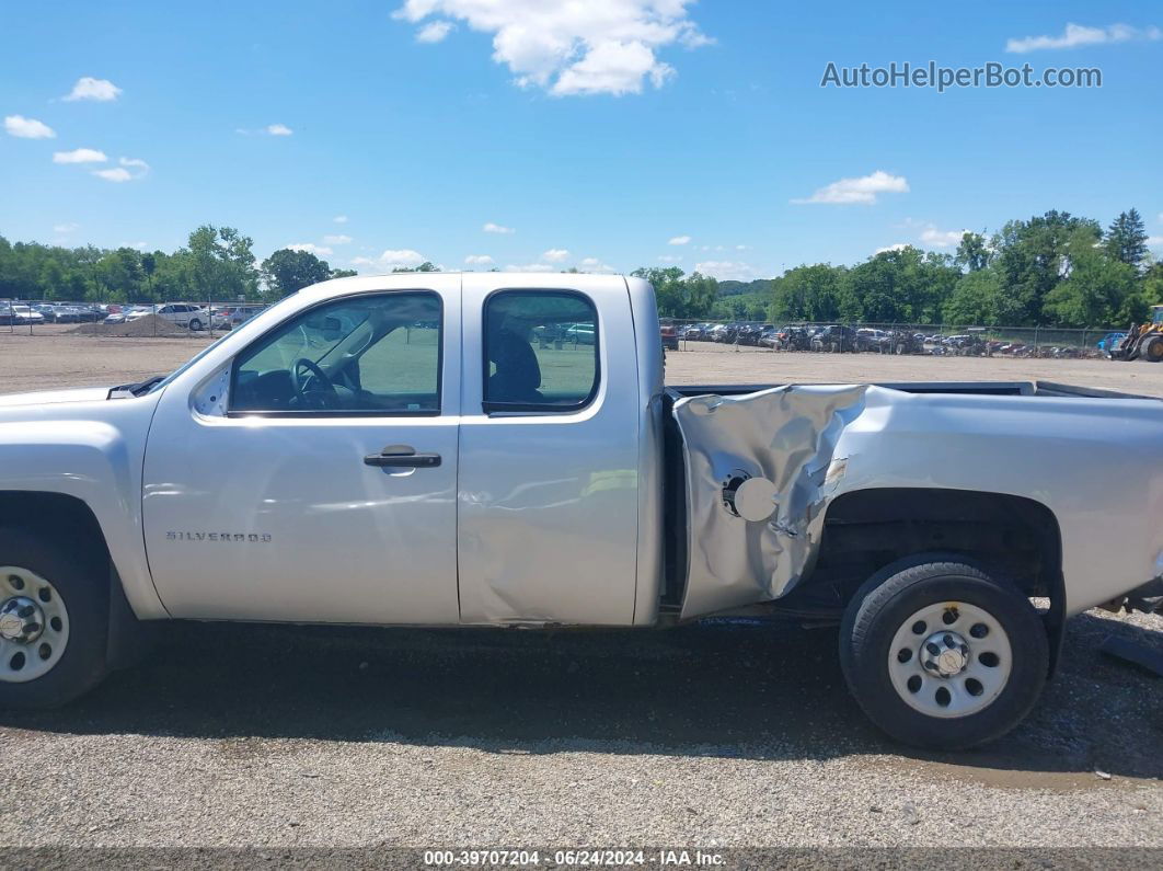 2012 Chevrolet Silverado 1500 Work Truck Silver vin: 1GCRCPEX6CZ130300