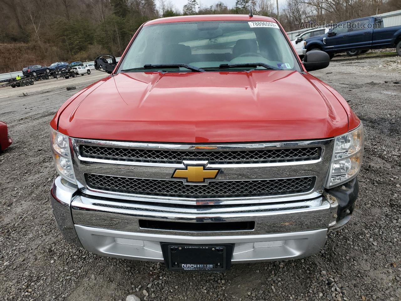 2012 Chevrolet Silverado C1500  Ls Red vin: 1GCRCREA5CZ242822