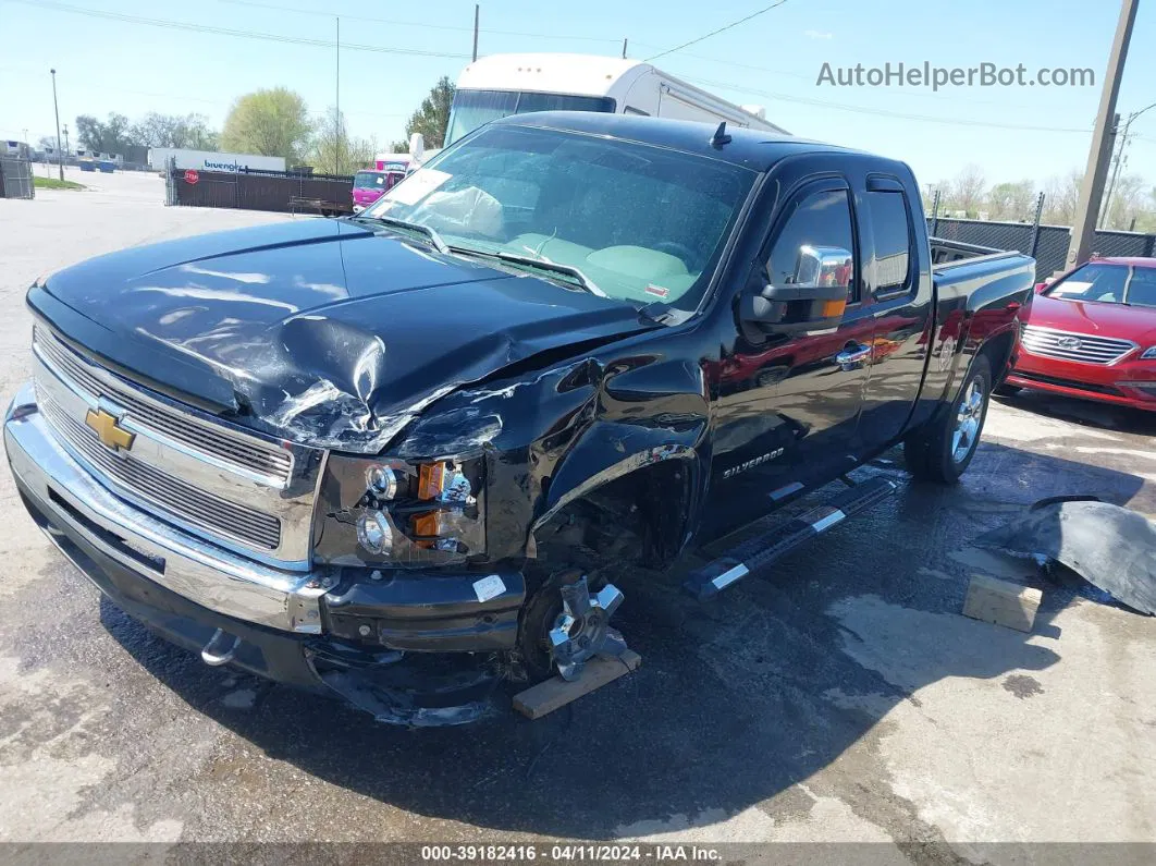 2012 Chevrolet Silverado 1500 Ls Black vin: 1GCRCREA6CZ231179