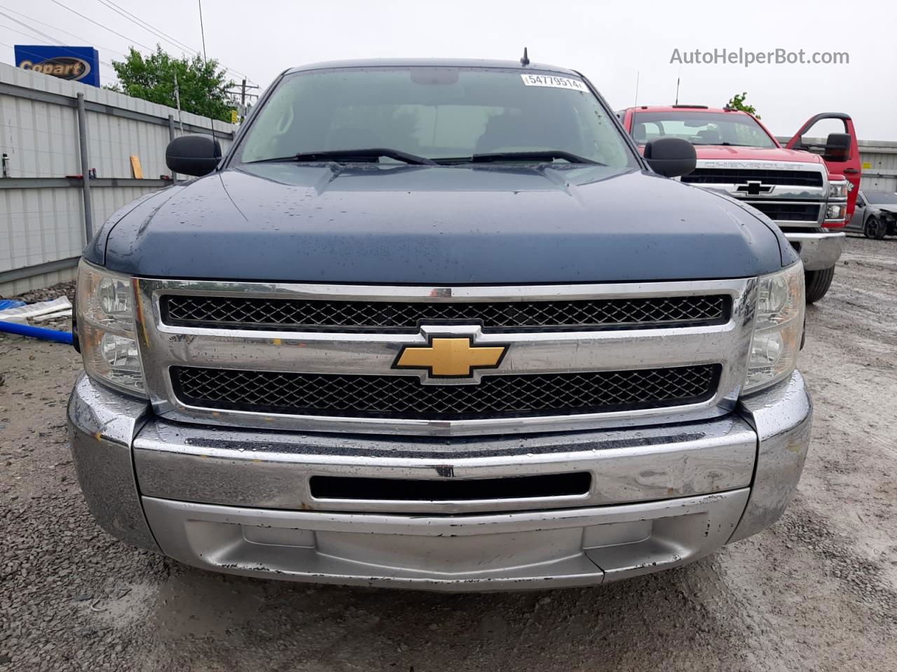 2012 Chevrolet Silverado C1500  Ls Blue vin: 1GCRCREA6CZ343934