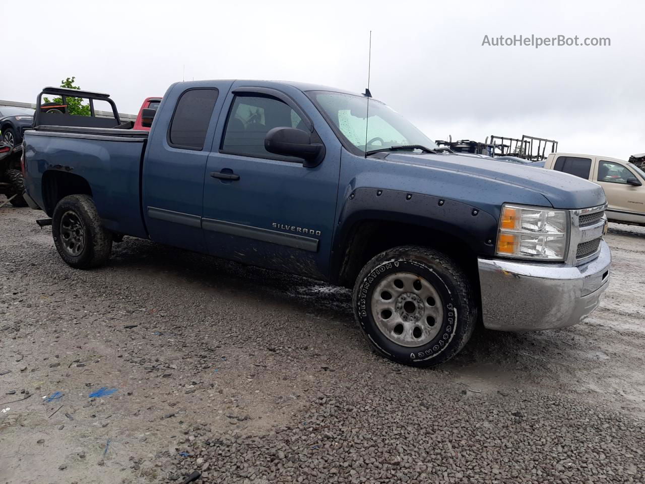 2012 Chevrolet Silverado C1500  Ls Blue vin: 1GCRCREA6CZ343934