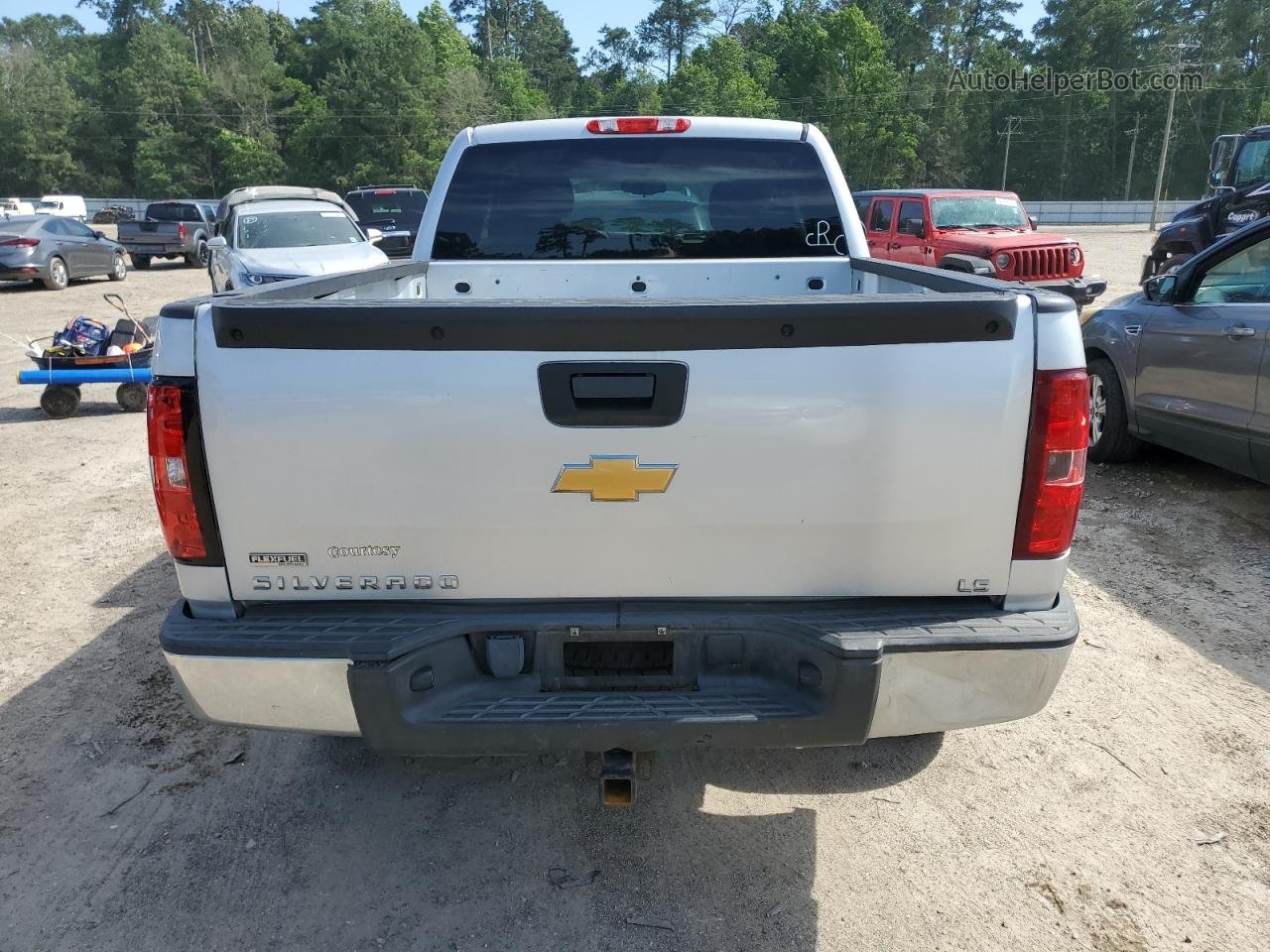 2012 Chevrolet Silverado C1500  Ls Silver vin: 1GCRCREA7CZ159196