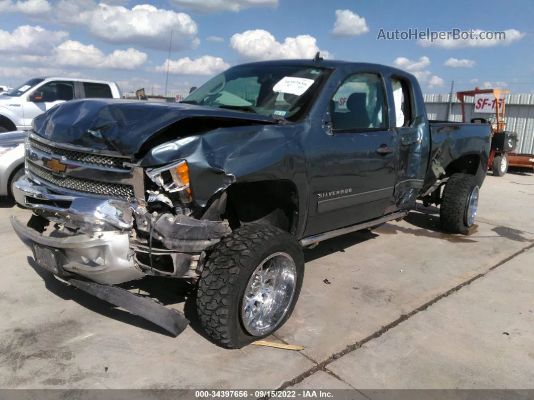 2013 Chevrolet Silverado 1500 Ls Blue vin: 1GCRCREA9DZ110826