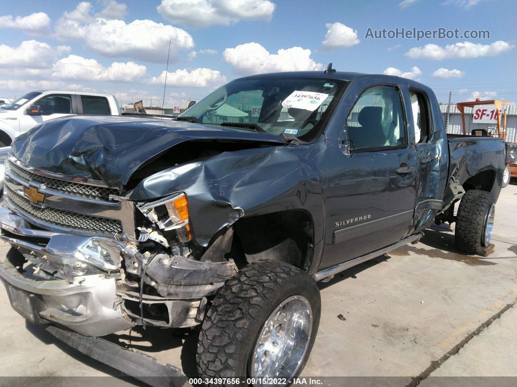 2013 Chevrolet Silverado 1500 Ls Blue vin: 1GCRCREA9DZ110826