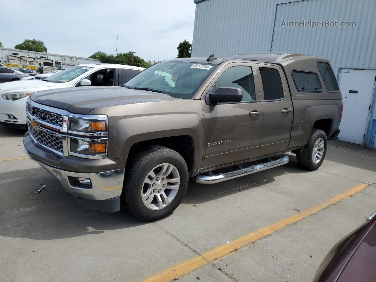 2015 Chevrolet Silverado C1500 Lt Коричневый vin: 1GCRCREC0FZ260358