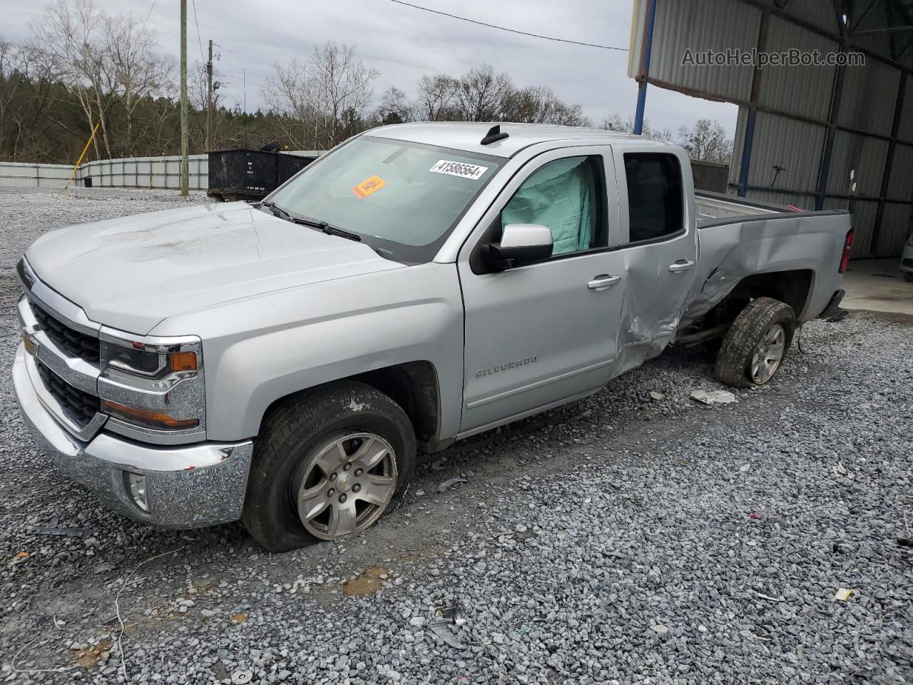 2018 Chevrolet Silverado C1500 Lt Серебряный vin: 1GCRCREC0JZ157563