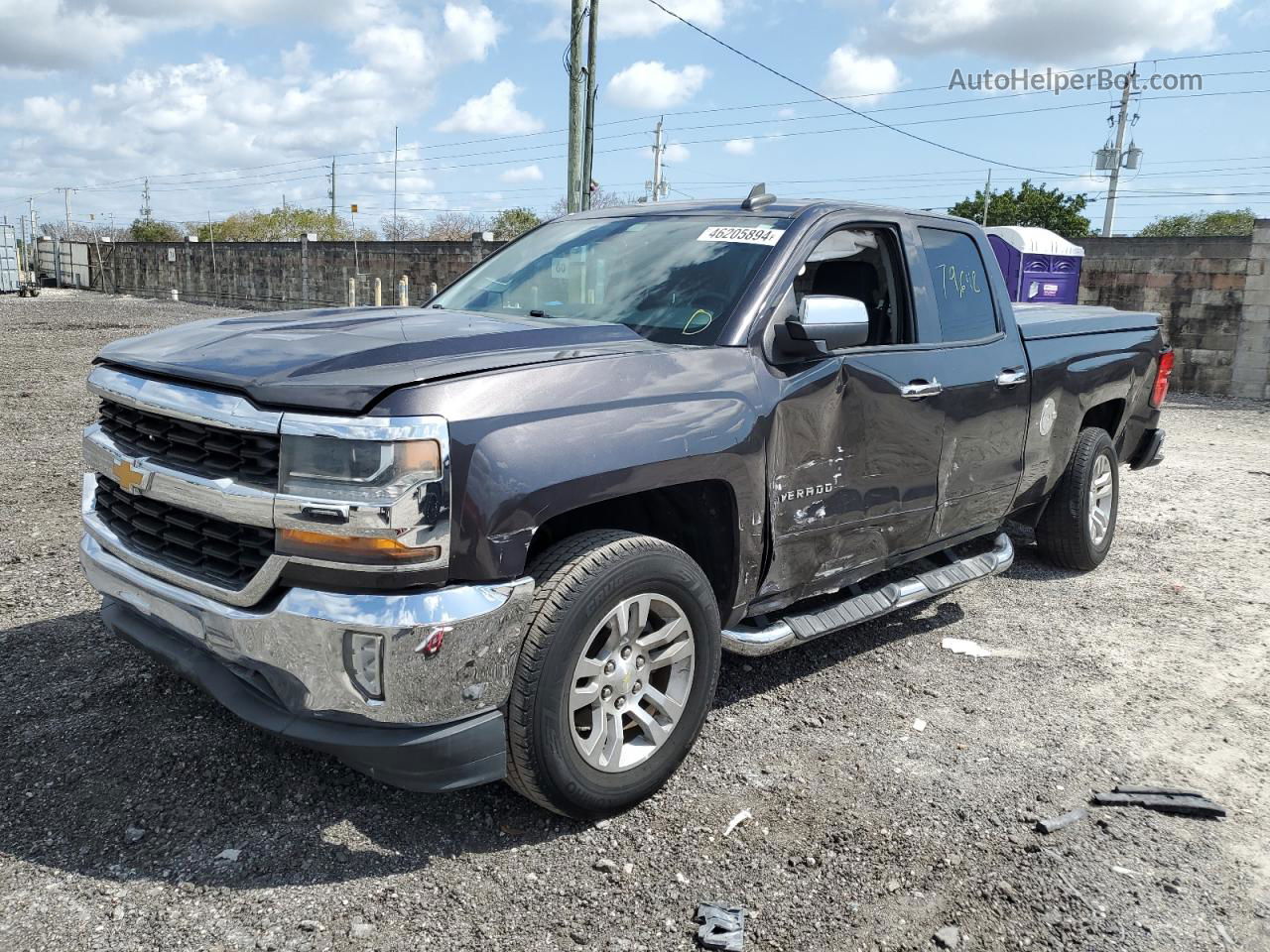 2016 Chevrolet Silverado C1500 Lt Charcoal vin: 1GCRCREC1GZ129781