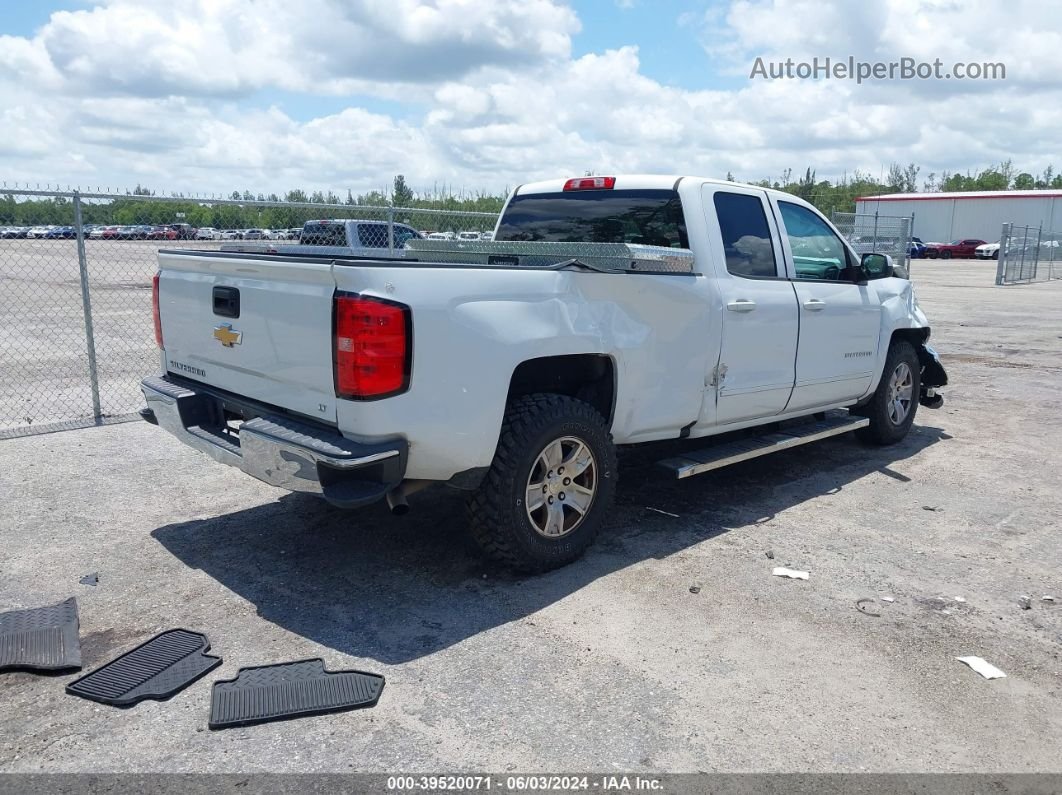 2018 Chevrolet Silverado 1500 1lt White vin: 1GCRCREC1JZ201134