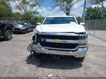 2018 Chevrolet Silverado 1500 1lt White vin: 1GCRCREC1JZ201134