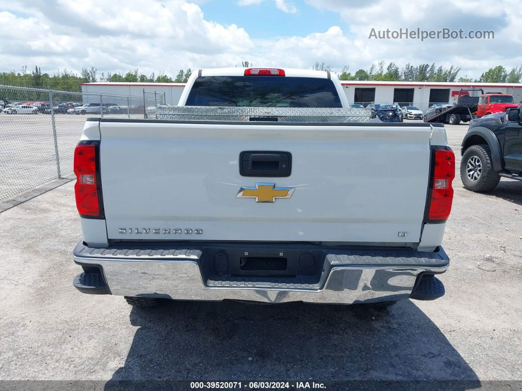 2018 Chevrolet Silverado 1500 1lt White vin: 1GCRCREC1JZ201134