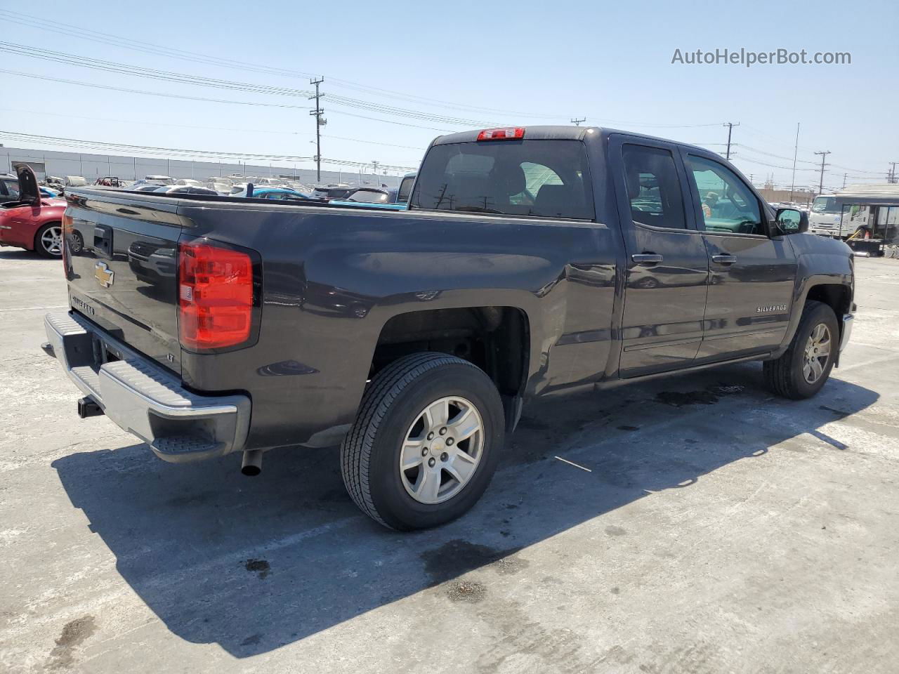 2015 Chevrolet Silverado C1500 Lt Gray vin: 1GCRCREC2FZ302416